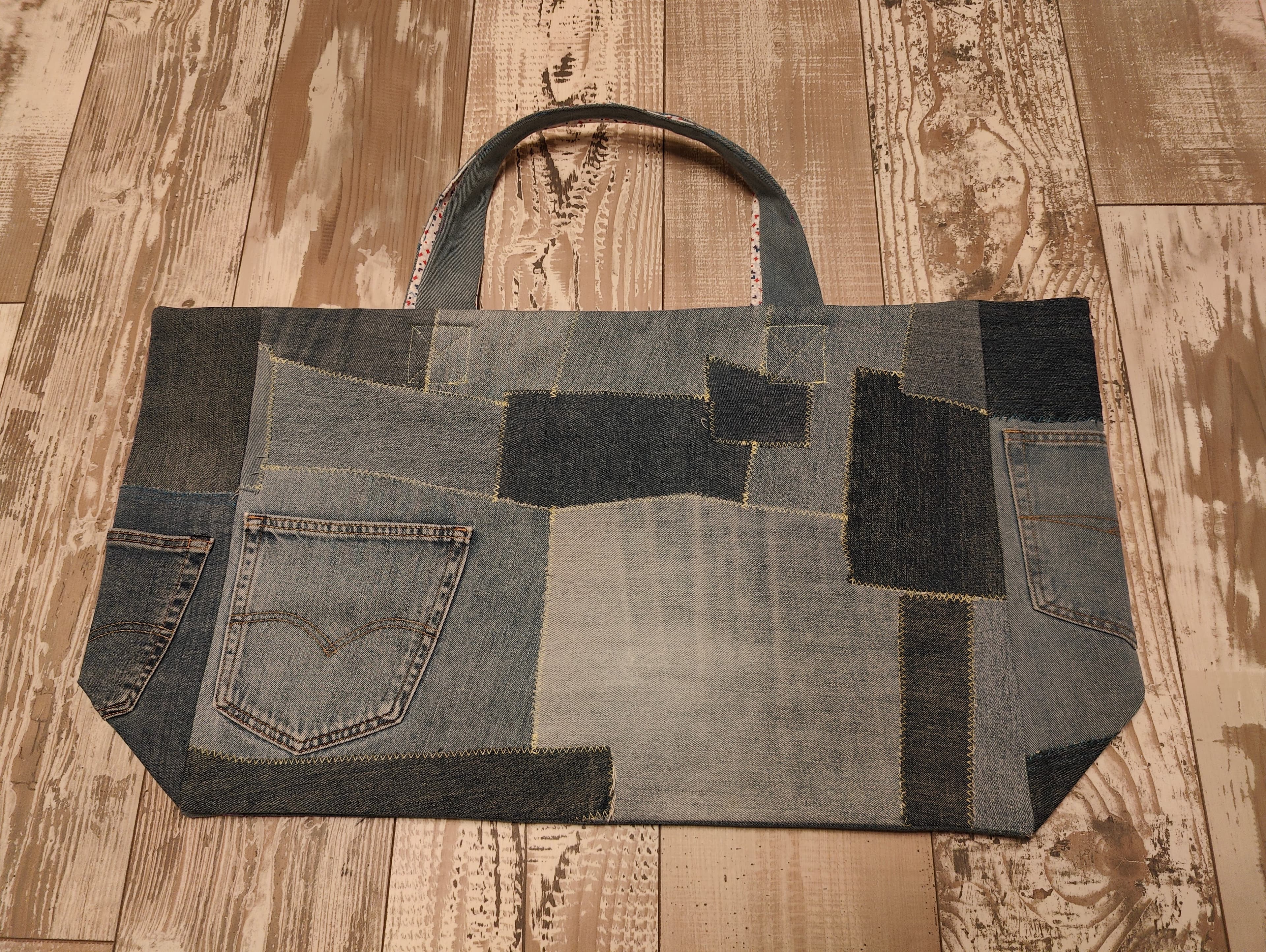 Large Patchwork Tote Bag 01