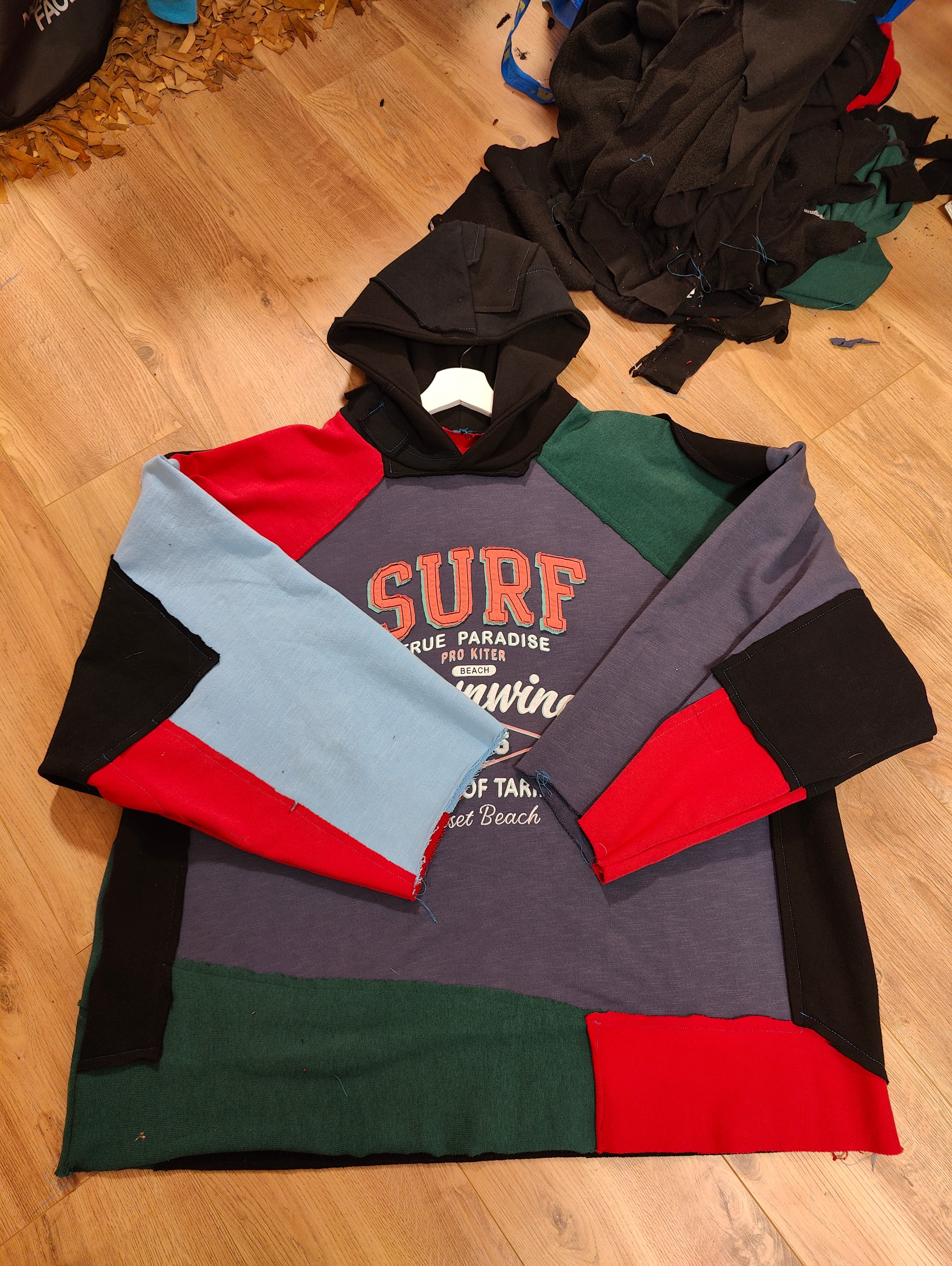 Patchwork Hoodie 01